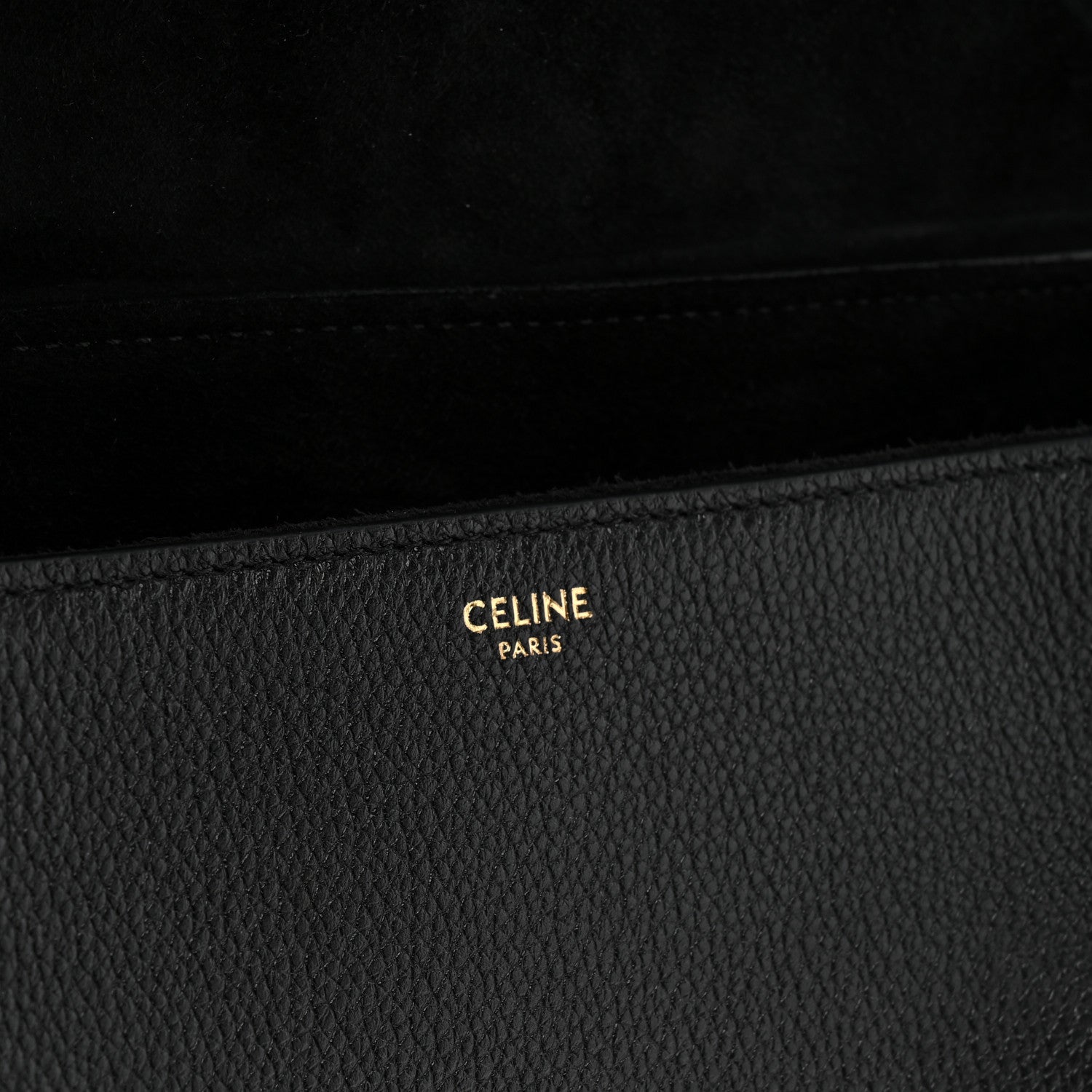 Supple Grained Calfskin Medium Soft 16 Bag Black