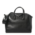 Sugar Goatskin Medium Antigona Black