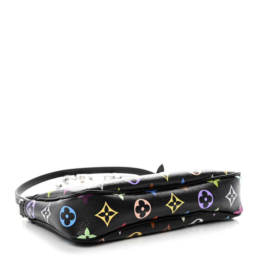 LV X TM Monogram Multicolor Pochette Accessories Black