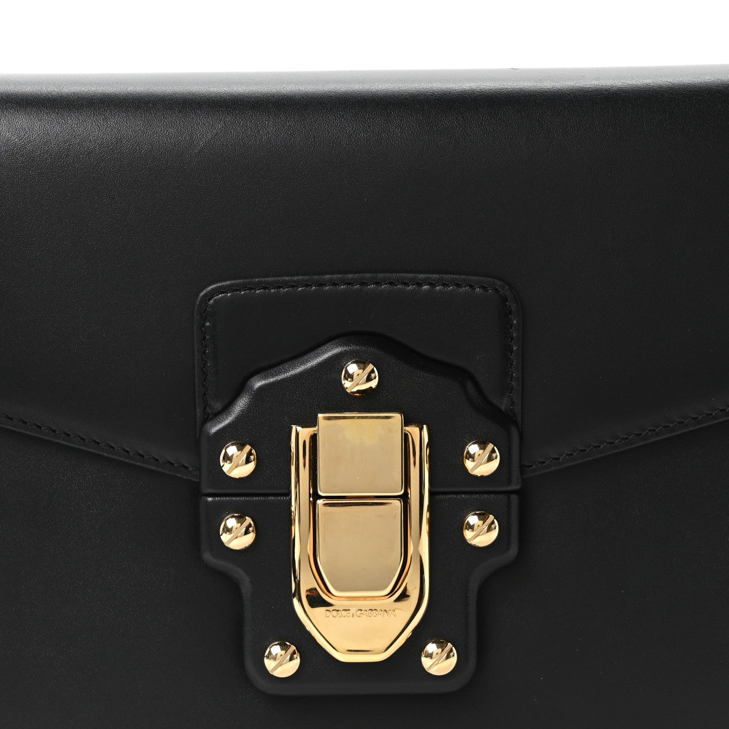 Calfskin Lucia Shoulder Bag Black