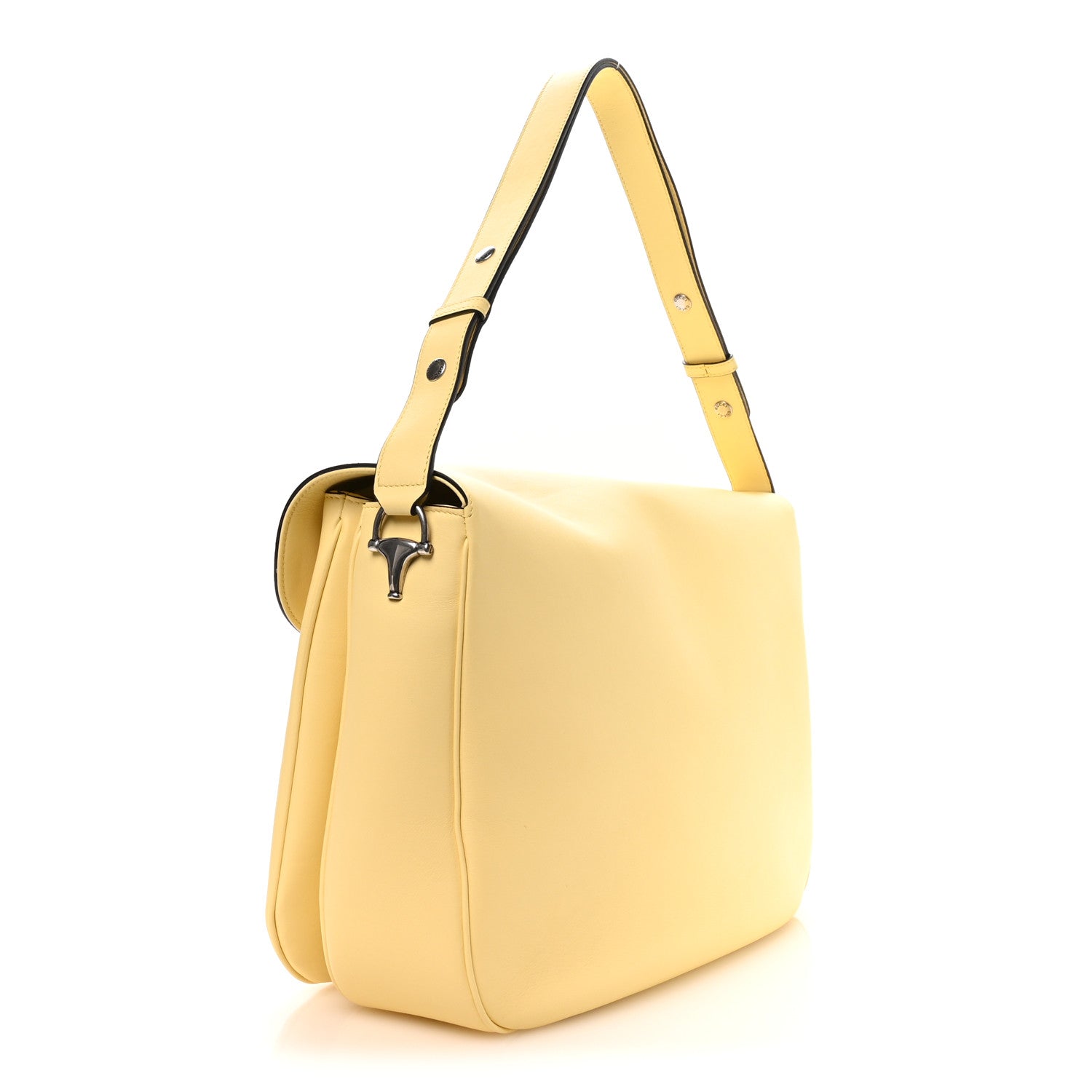 Calfskin Large Aura Horsebit 1955 Shoulder Bag Butter