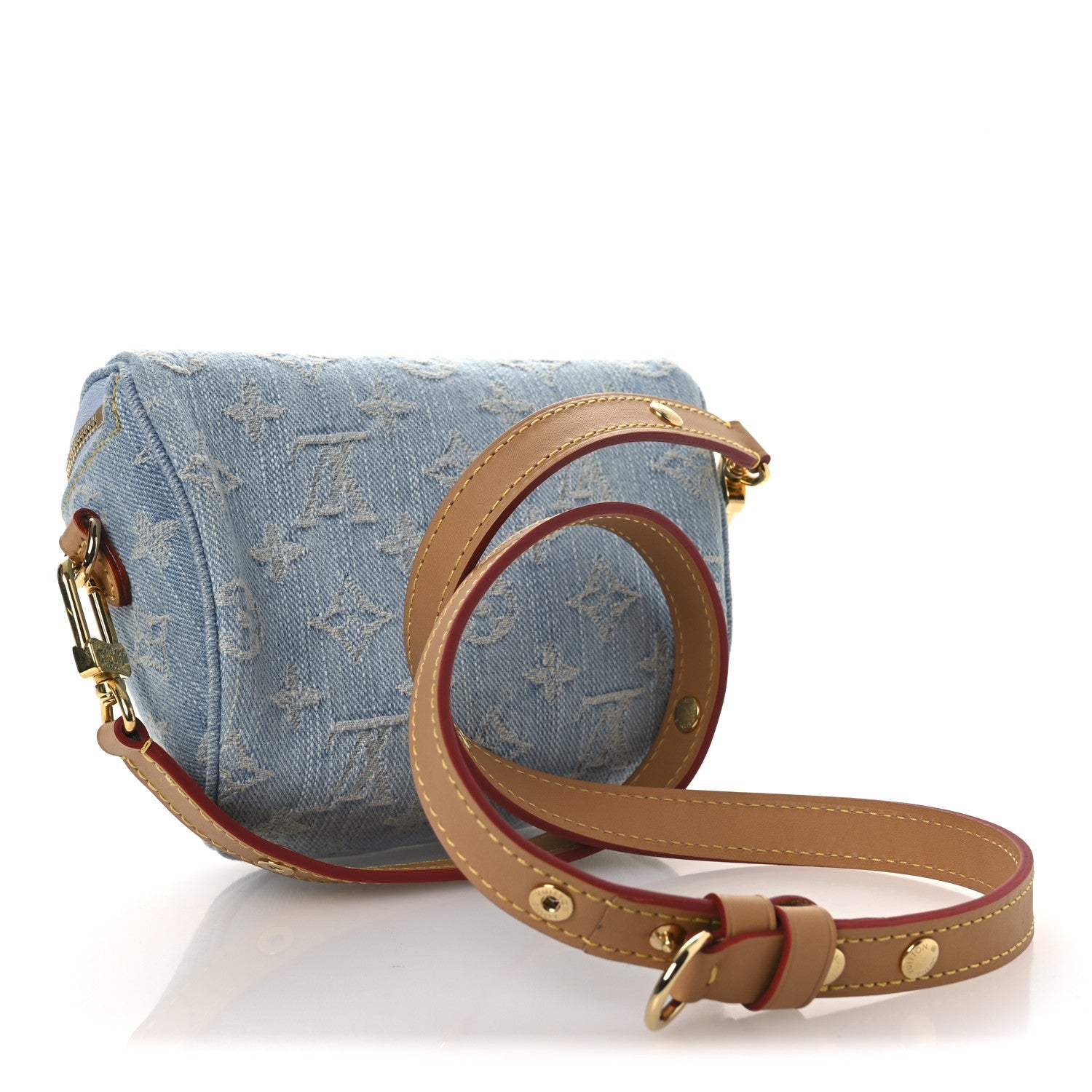 Monogram Denim Mini Bumbag Sky Blue