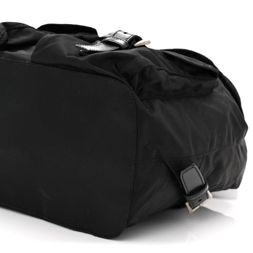 Nylon Vela Medium Backpack Black