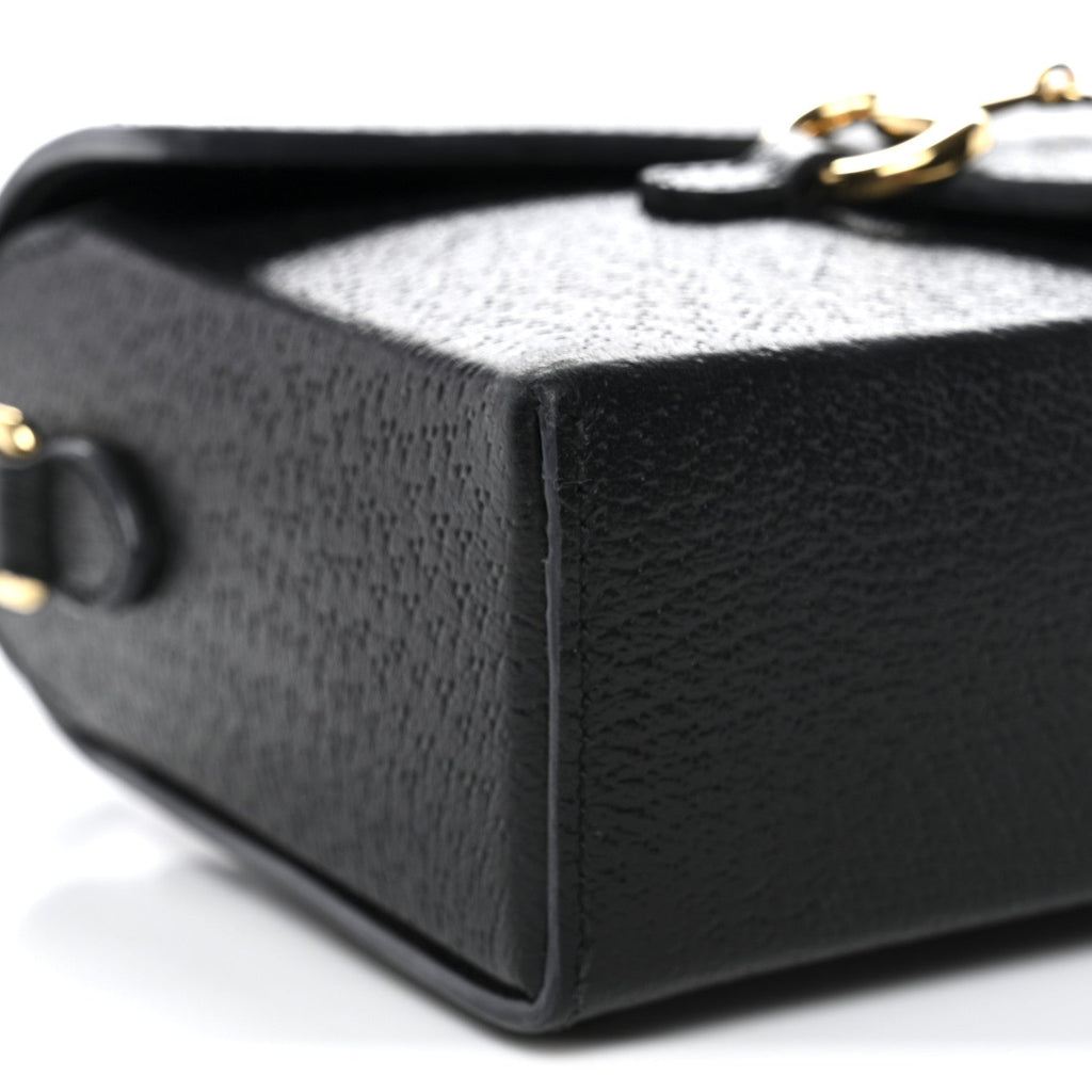 Calfskin Horsebit 1955 Shoulder Bag Black