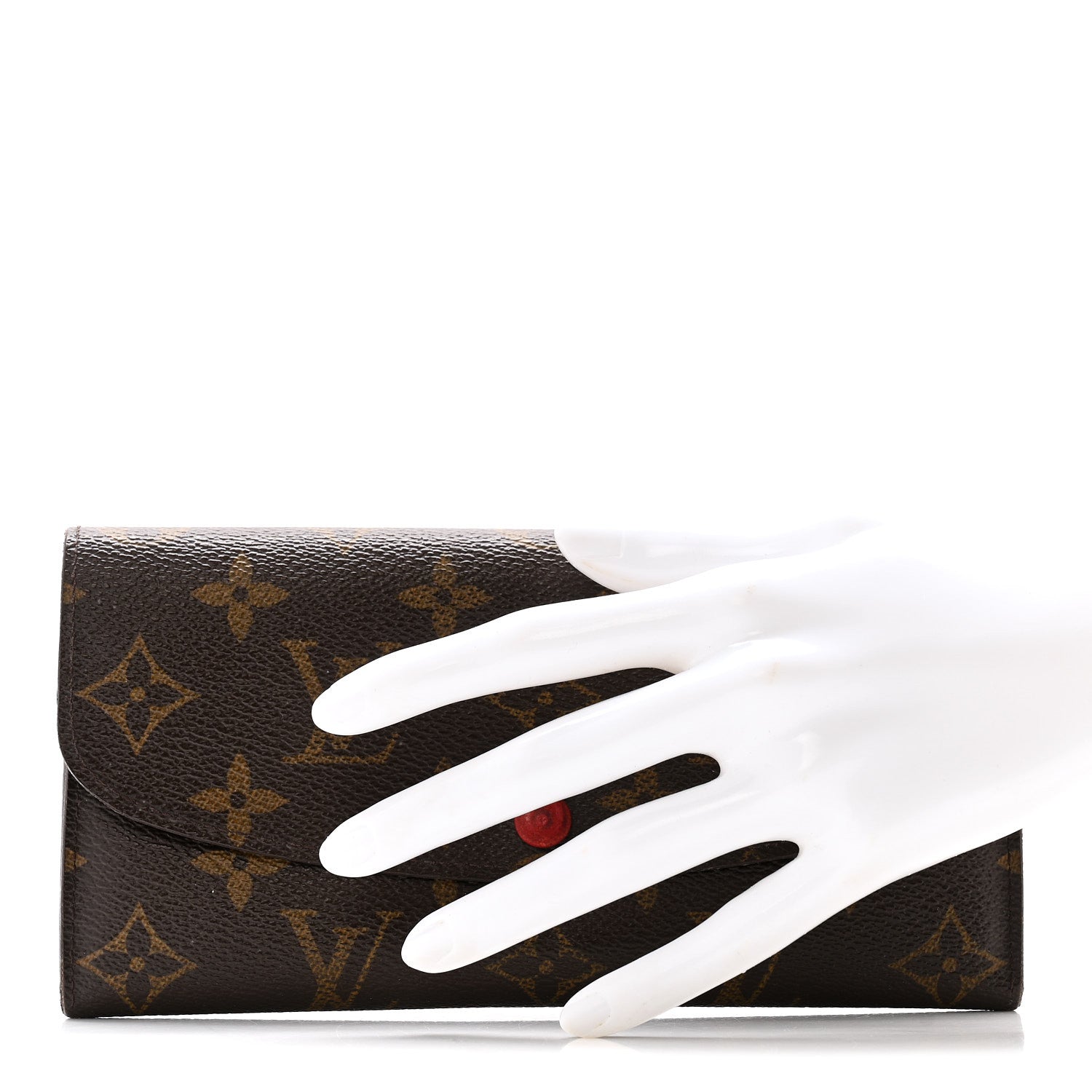 Monogram Emilie Wallet Rouge