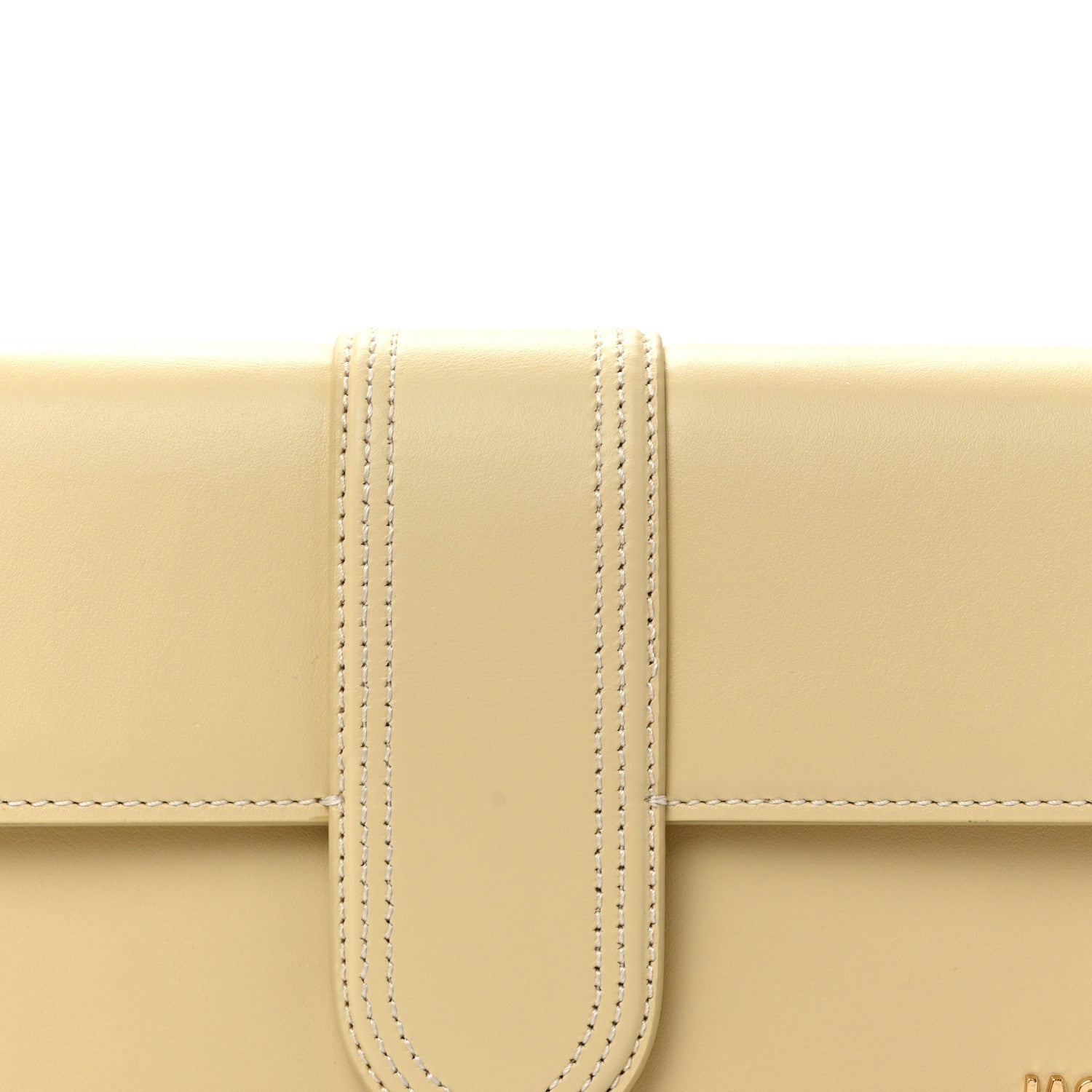 Smooth Calfskin Le Bambino Long Ivory
