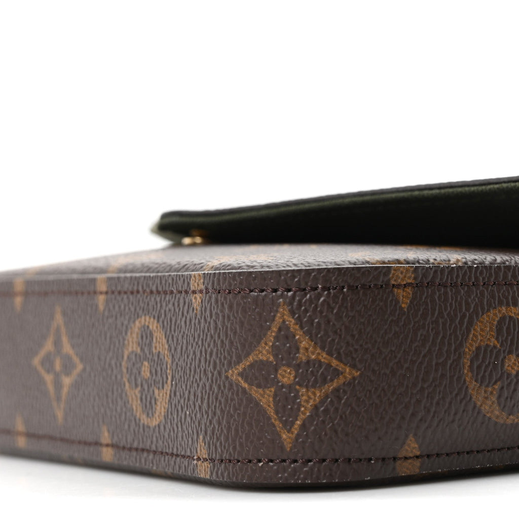 Monogram Felicie Strap & Go Kaki