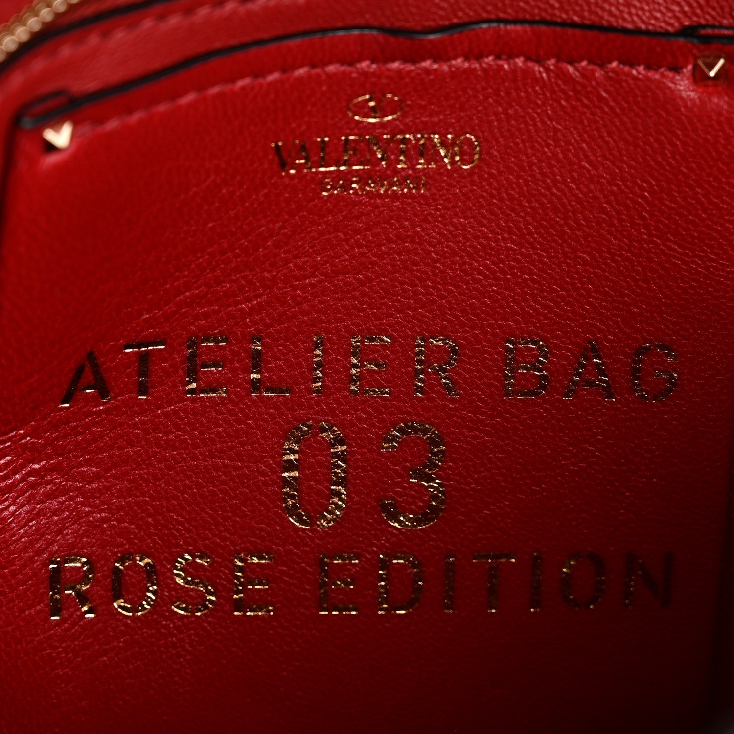 Nappa Atelier 03 Rose Edition Small Flap Crossbody Bag Cerise