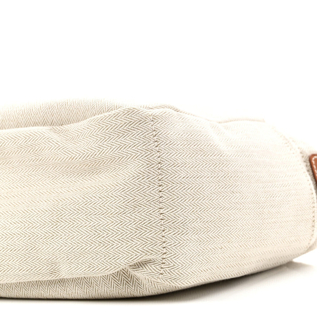 Canvas Barenia Fourbi 25 MM Pouch Naturel Fauve