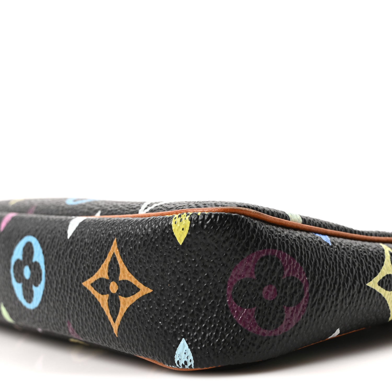 Monogram Multicolor Pochette Accessories Black