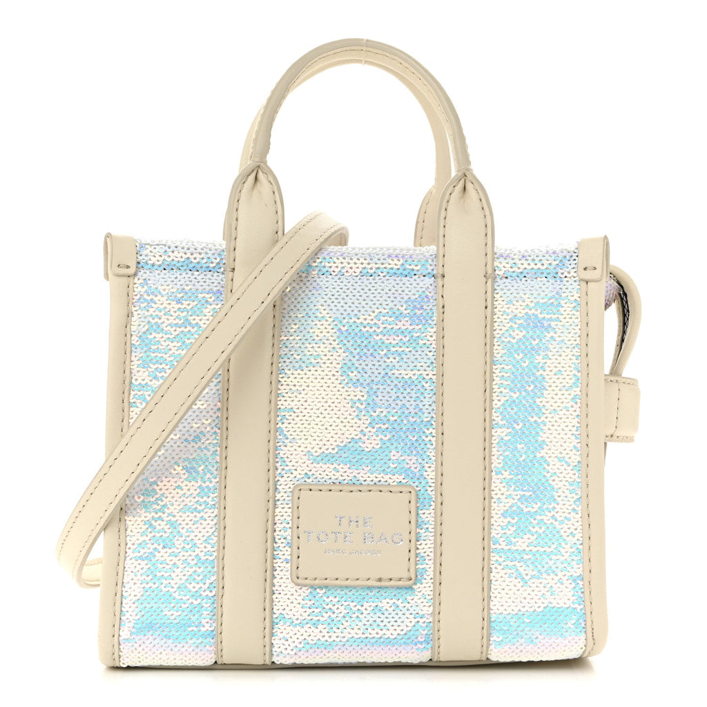 Sequin Mini The Tote Bag Iridescent