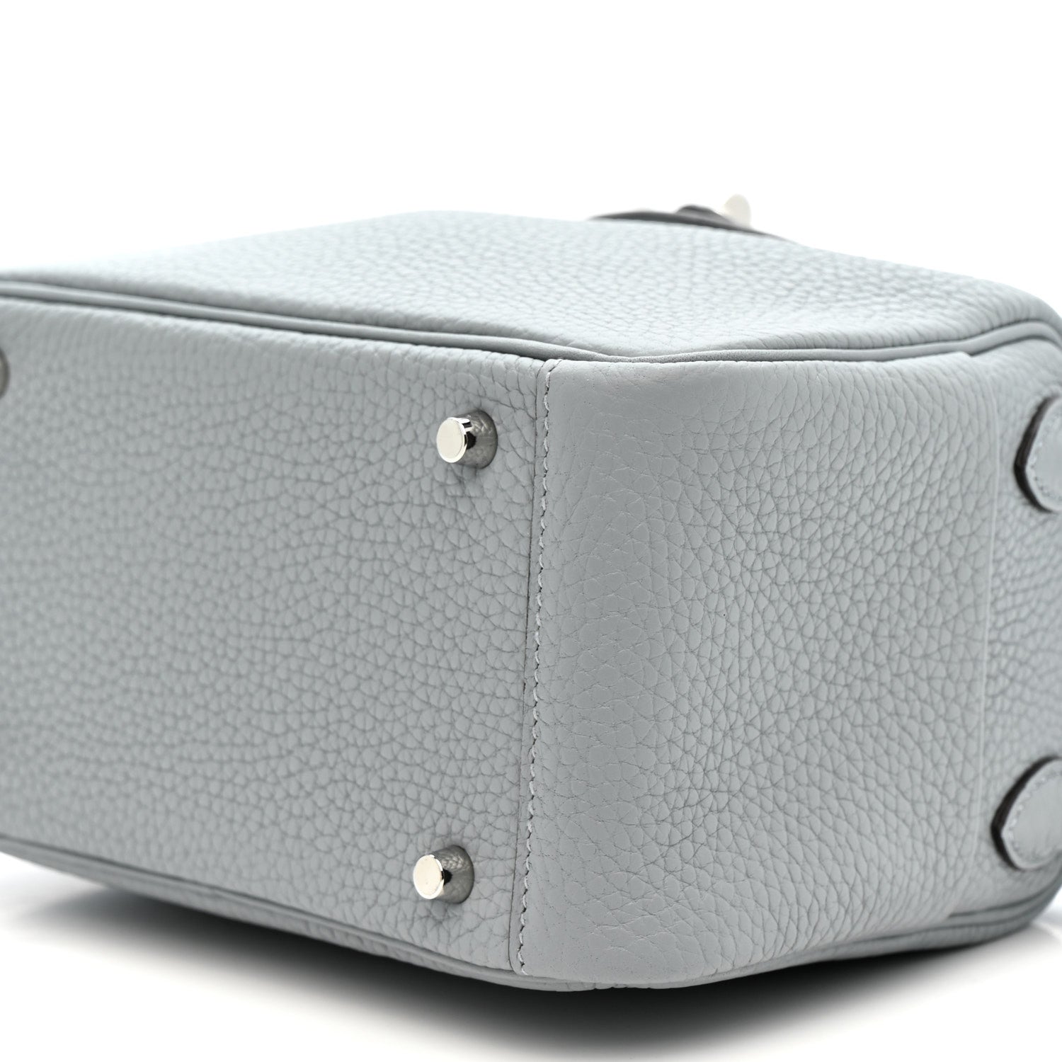 Taurillon Clemence Mini Lindy 20 Gris Pantin