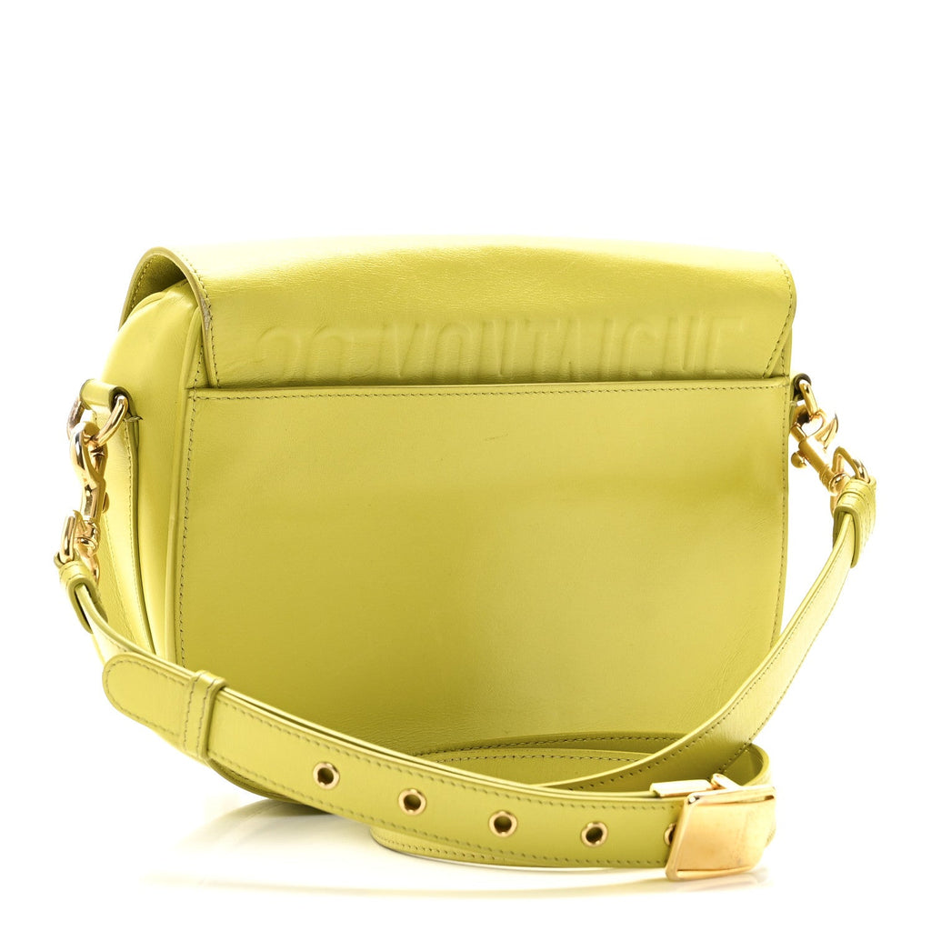 Box Calfskin Medium Bobby Flap Lime