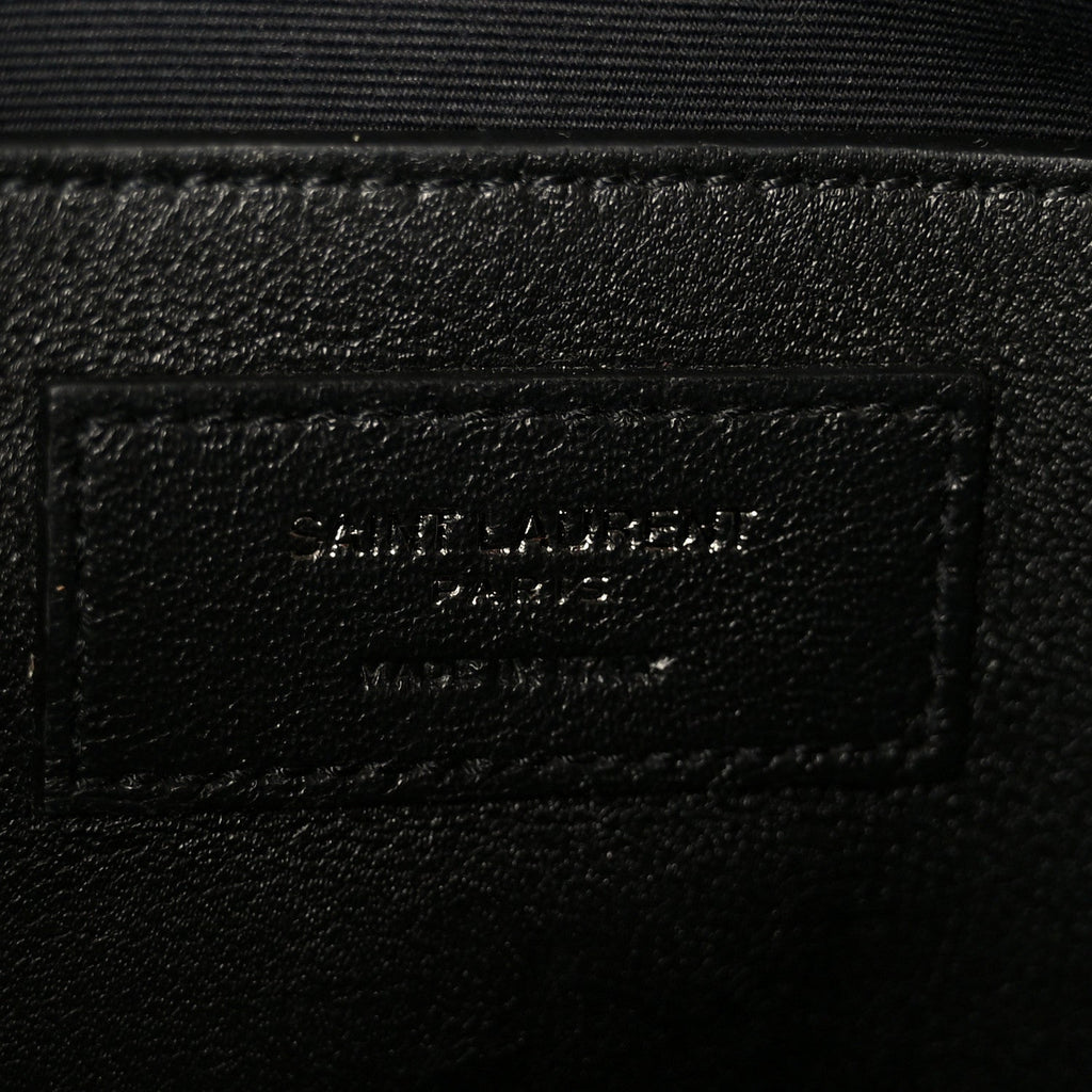 Crinkled Calfskin Matelasse Monogram Baby Niki Chain Satchel Crema Soft
