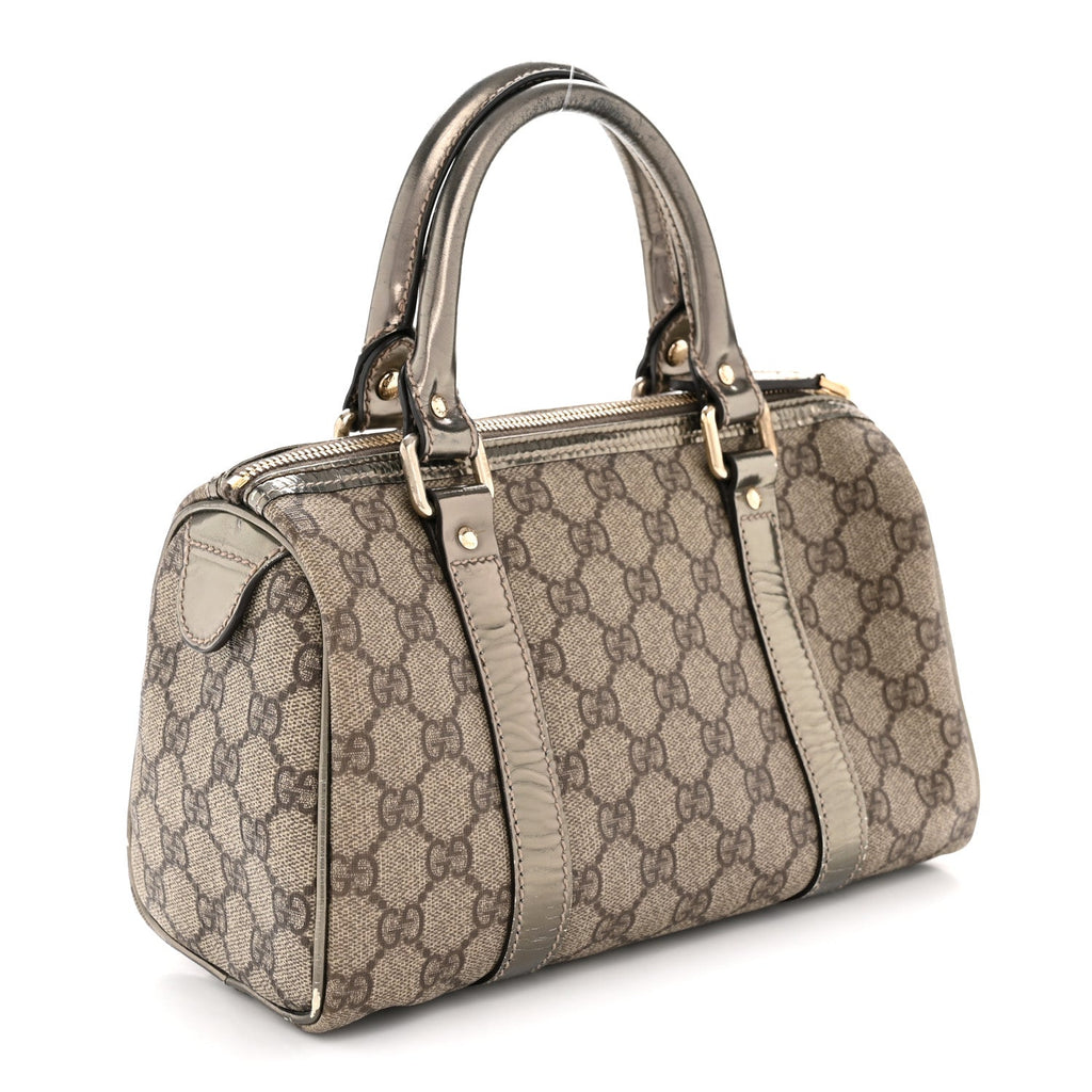 GG Plus Monogram Small Joy Boston Metallic