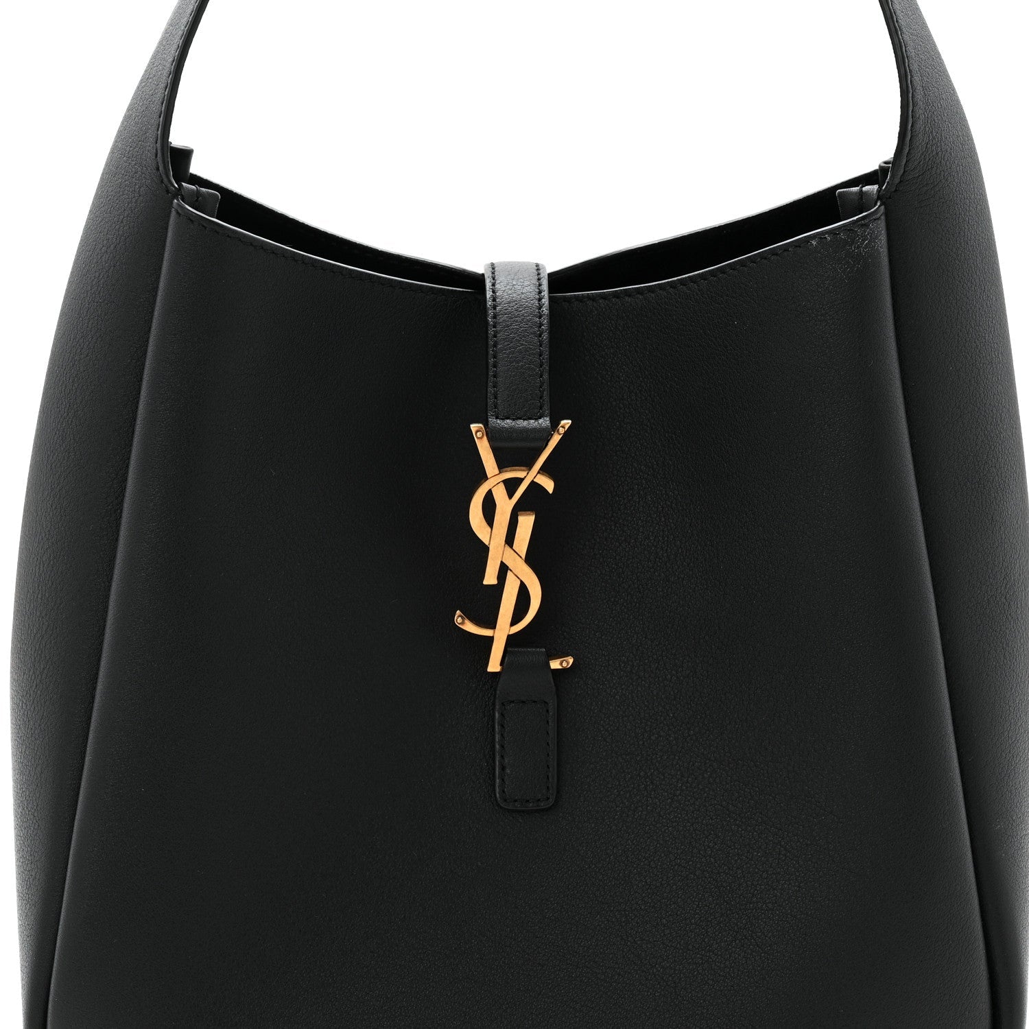 Grained Calfskin Small Le 5 A 7 Soft Hobo Black