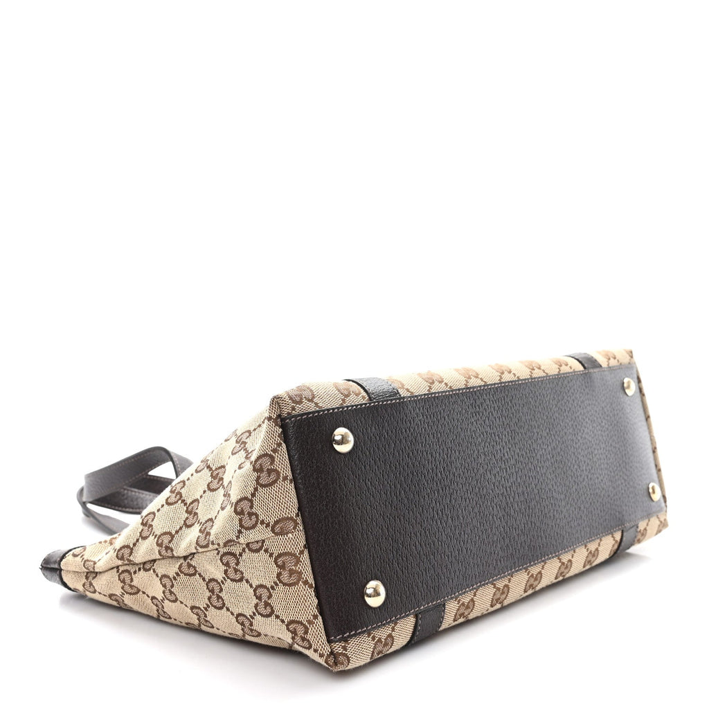 Monogram Medium Abbey Tote Brown