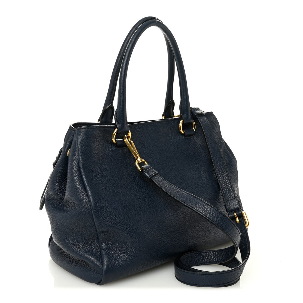 Vitello Phenix Shopping Satchel Baltico