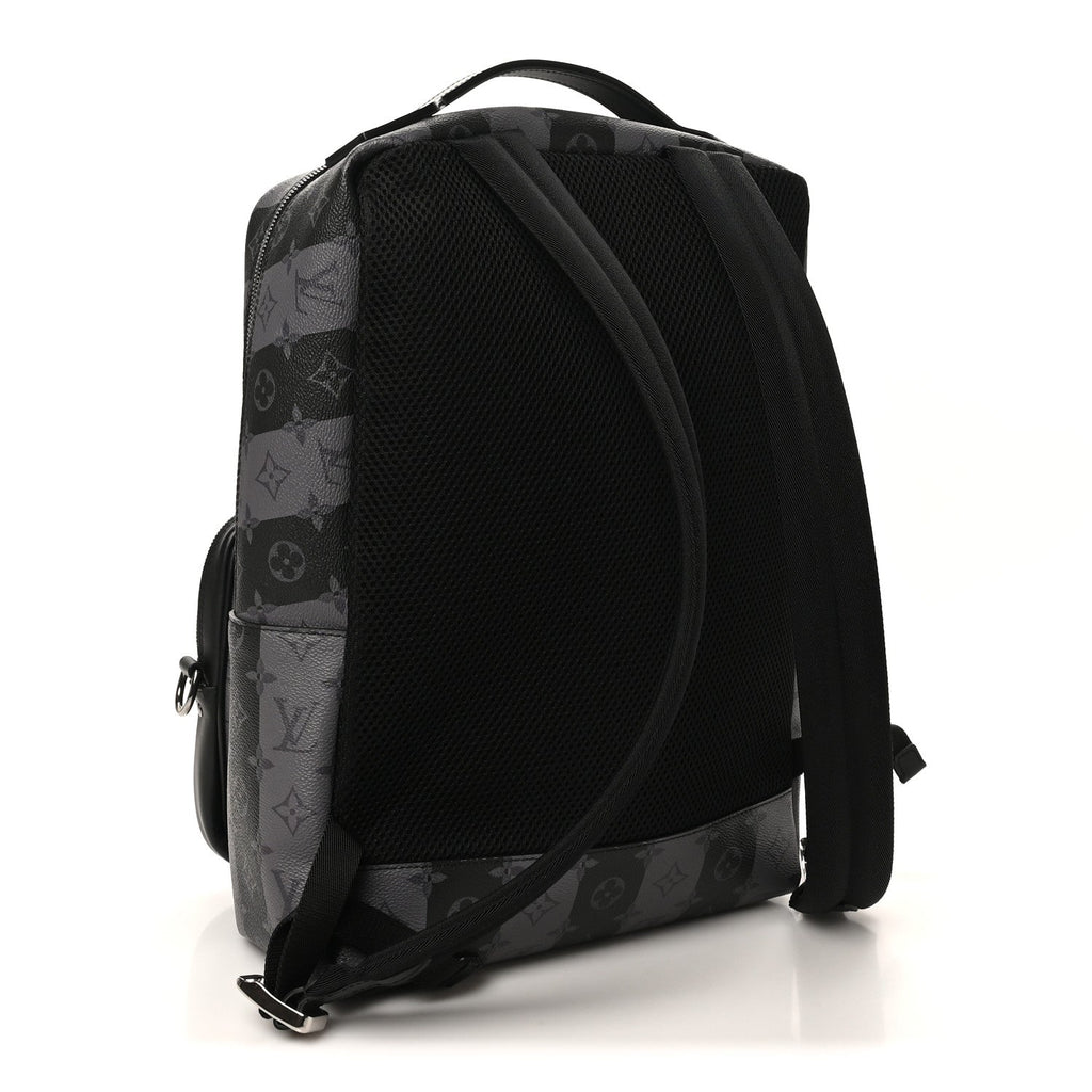 X NIGO Monogram Eclipse Stripes LV Heart Modular Utilitary Backpack