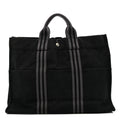 Canvas Herline MM Tote Black