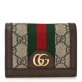 GG Supreme Monogram Web Ophidia  Case Beige New Acero