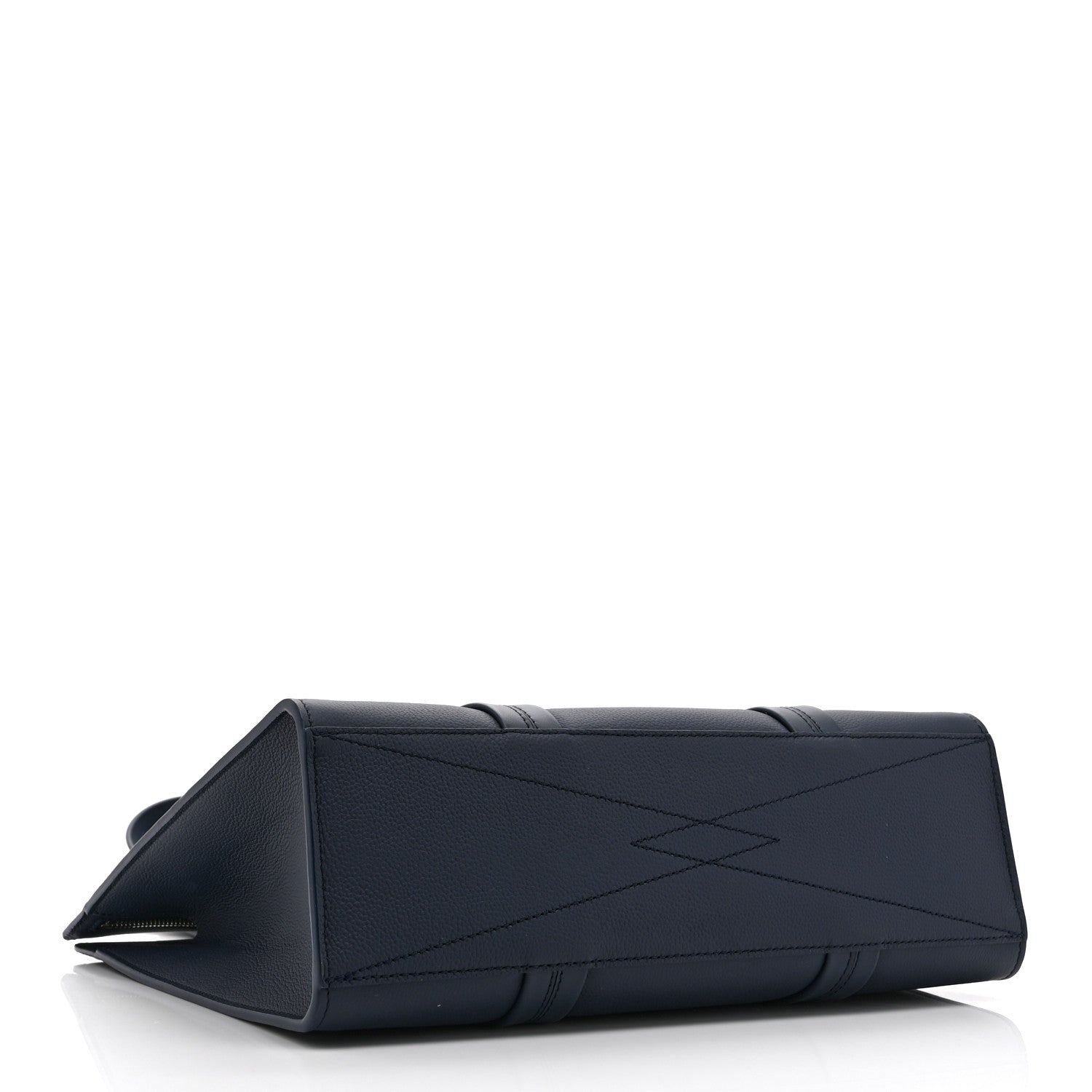 Grained Calfskin LV Aerogram Tote Navy