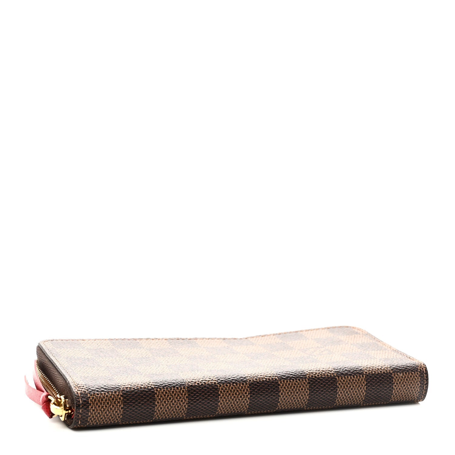 Damier Ebene Clemence Wallet Cherry