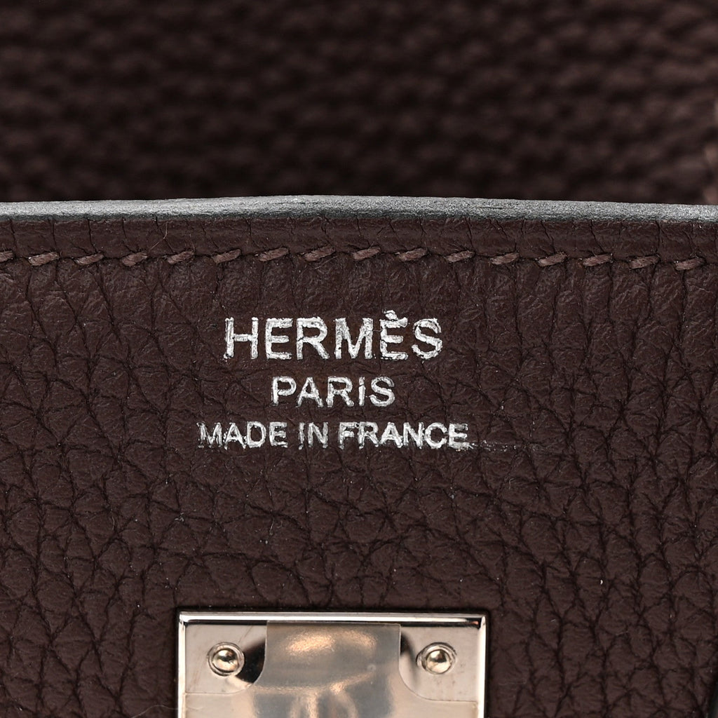 Togo Birkin 25 Chocolate