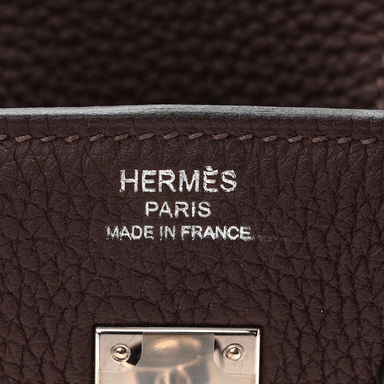 Togo Birkin 25 Chocolate