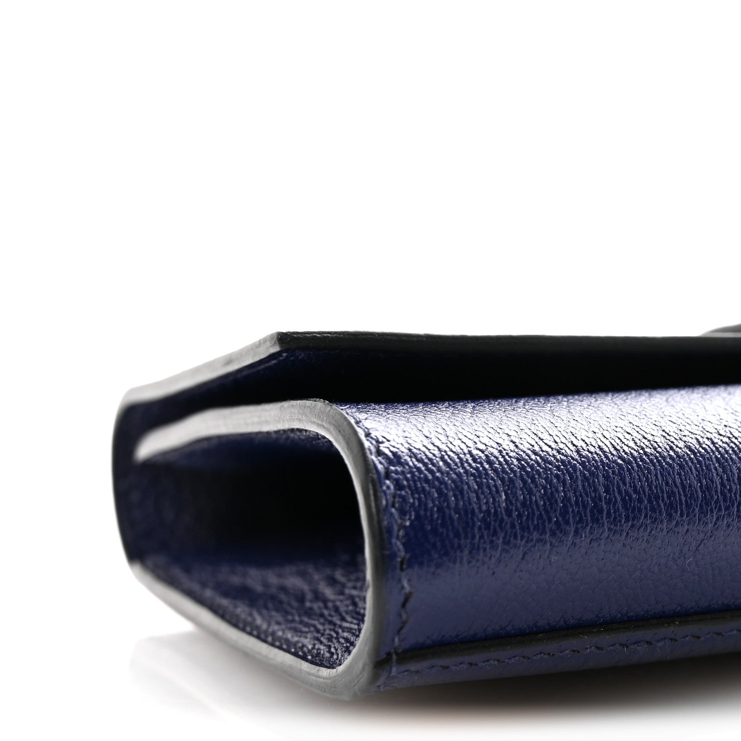 Chevre Mysore Medor 23 Clutch Bleu Encre