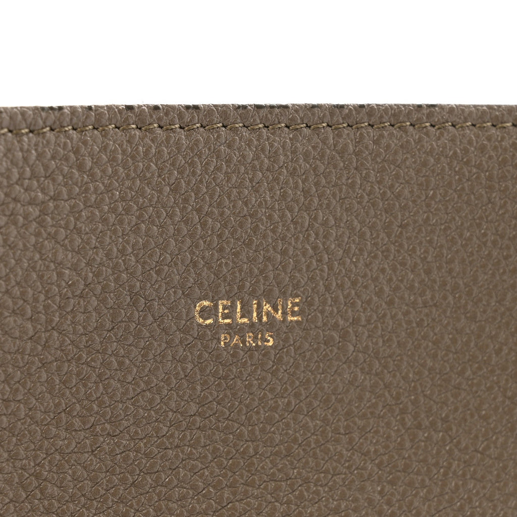 Soft Grained Calfskin Small Belt Cabas Phantom Taupe