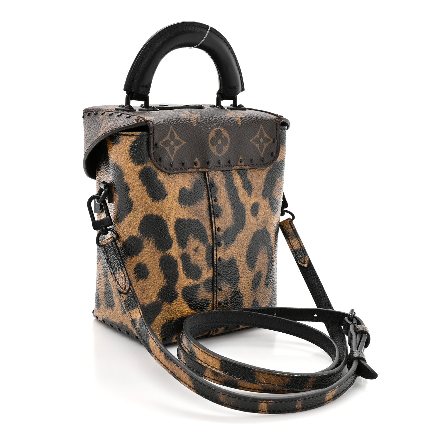 Monogram Leopard Camera Box
