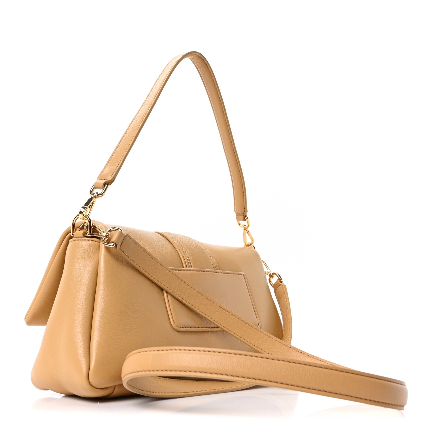 Padded Lambskin Le Bambimou Camel