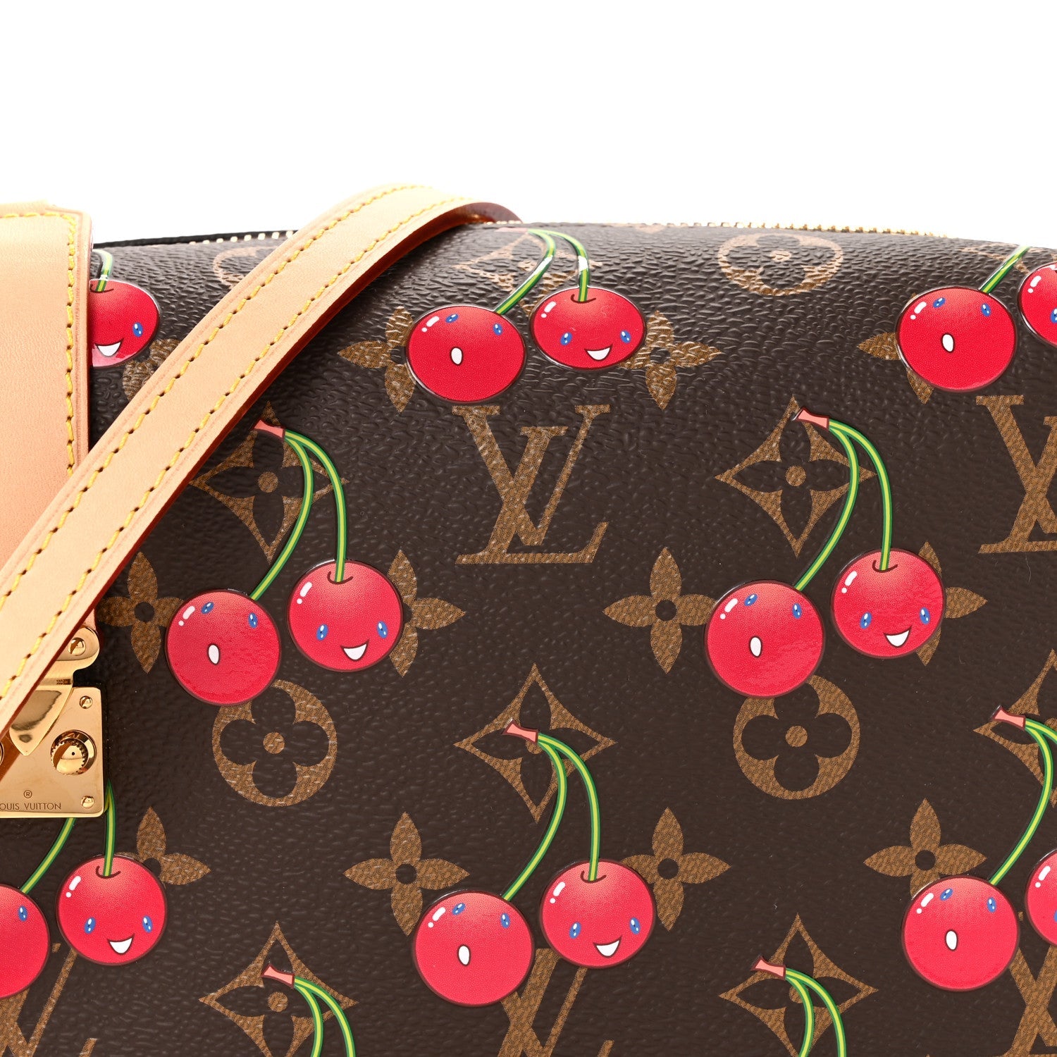 LV X TM Monogram Cerises Side Trunk MM