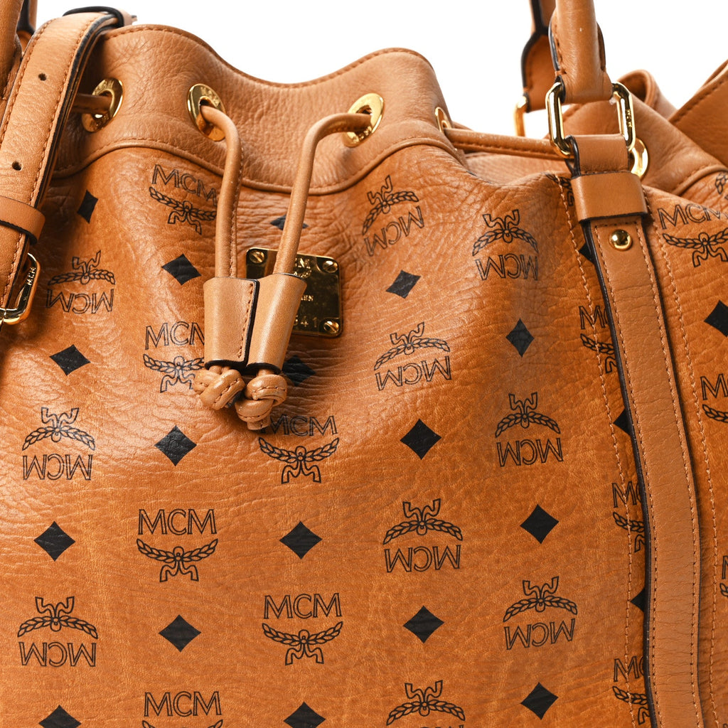 Visetos Drawstring Shopper Cognac