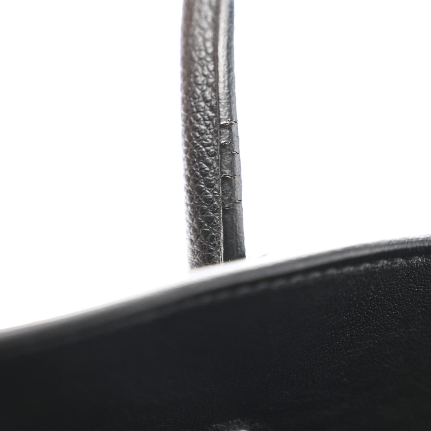 Grained Calfskin Baby Sac De Jour Coal