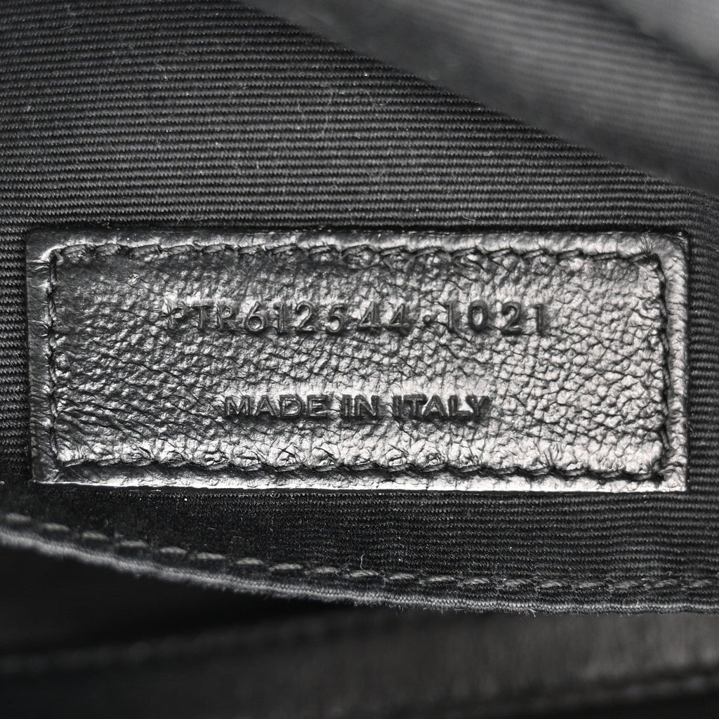Calfskin Matelasse Monogram Lou Camera Bag Black