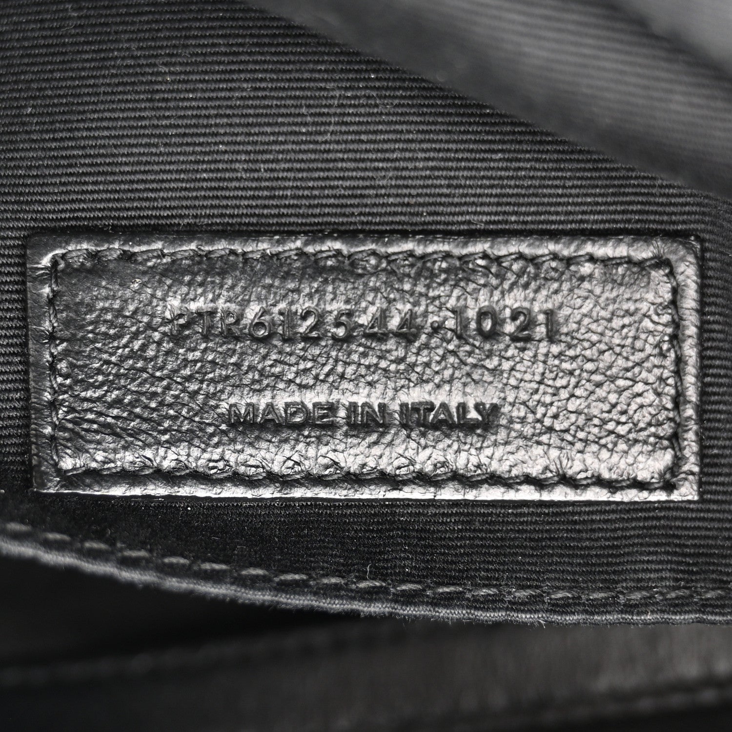 Calfskin Matelasse Monogram Lou Camera Bag Black