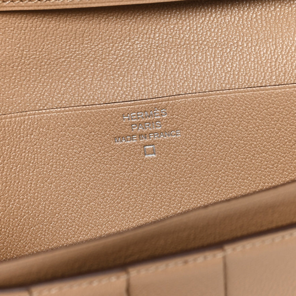 Matte Alligator Bearn Gusset Wallet Poussiere