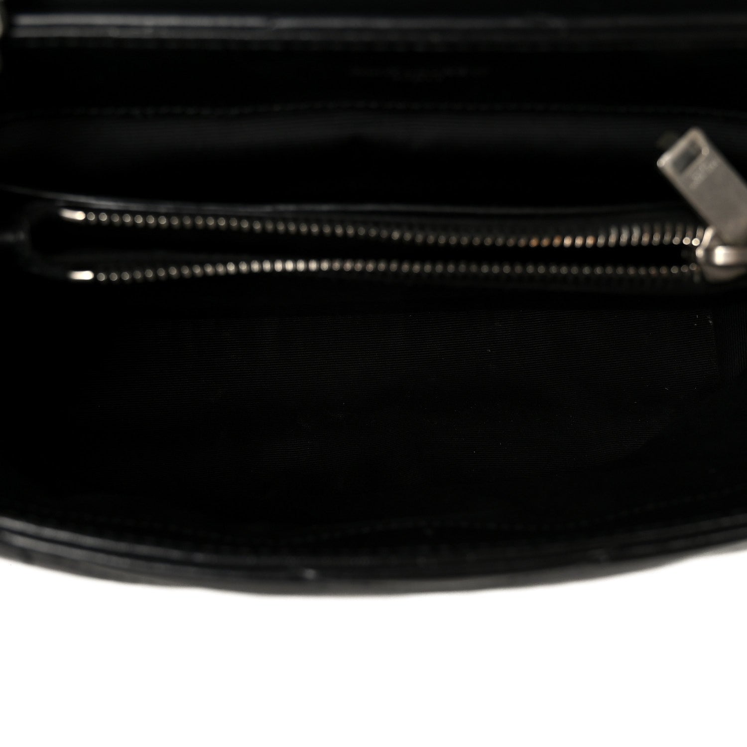 Calfskin Y Quilted Monogram Small Loulou Chain Satchel Black
