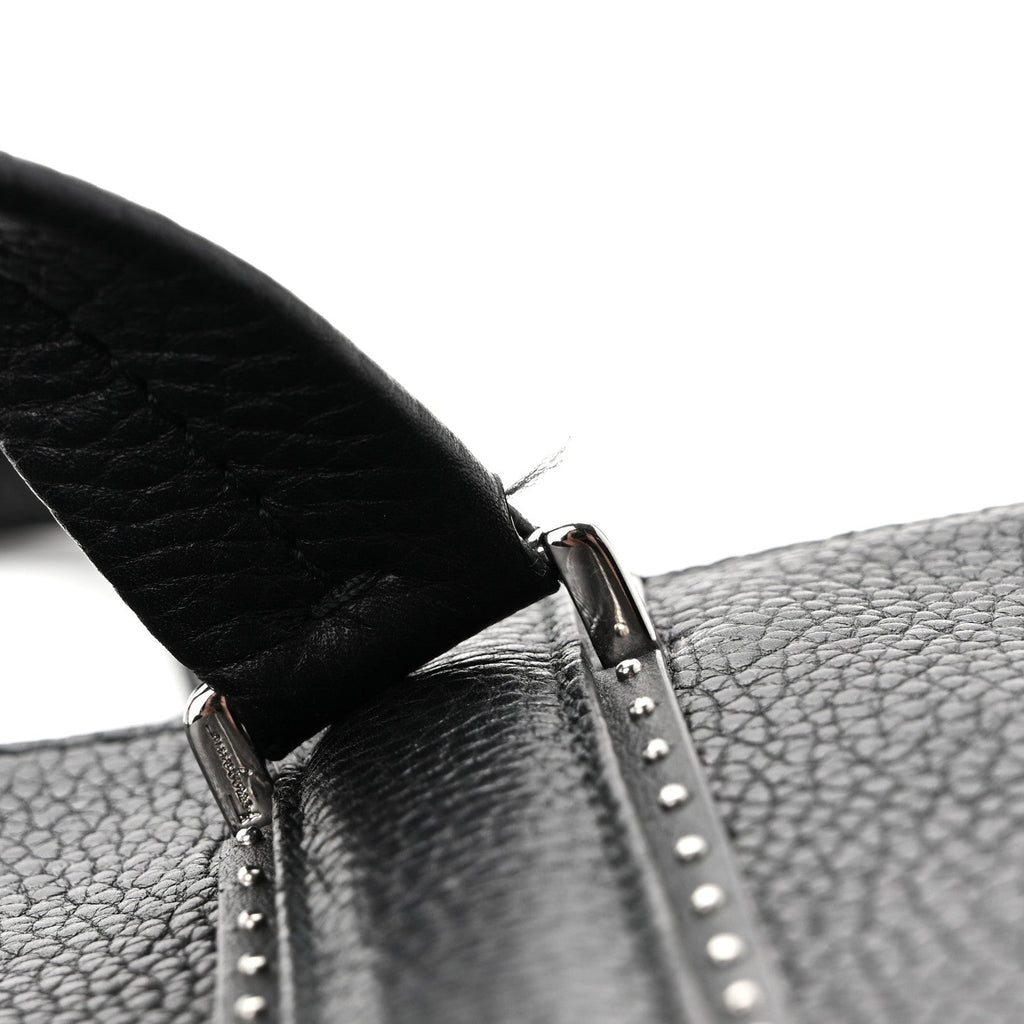 Calfskin Studded Firenze Briefcase Black
