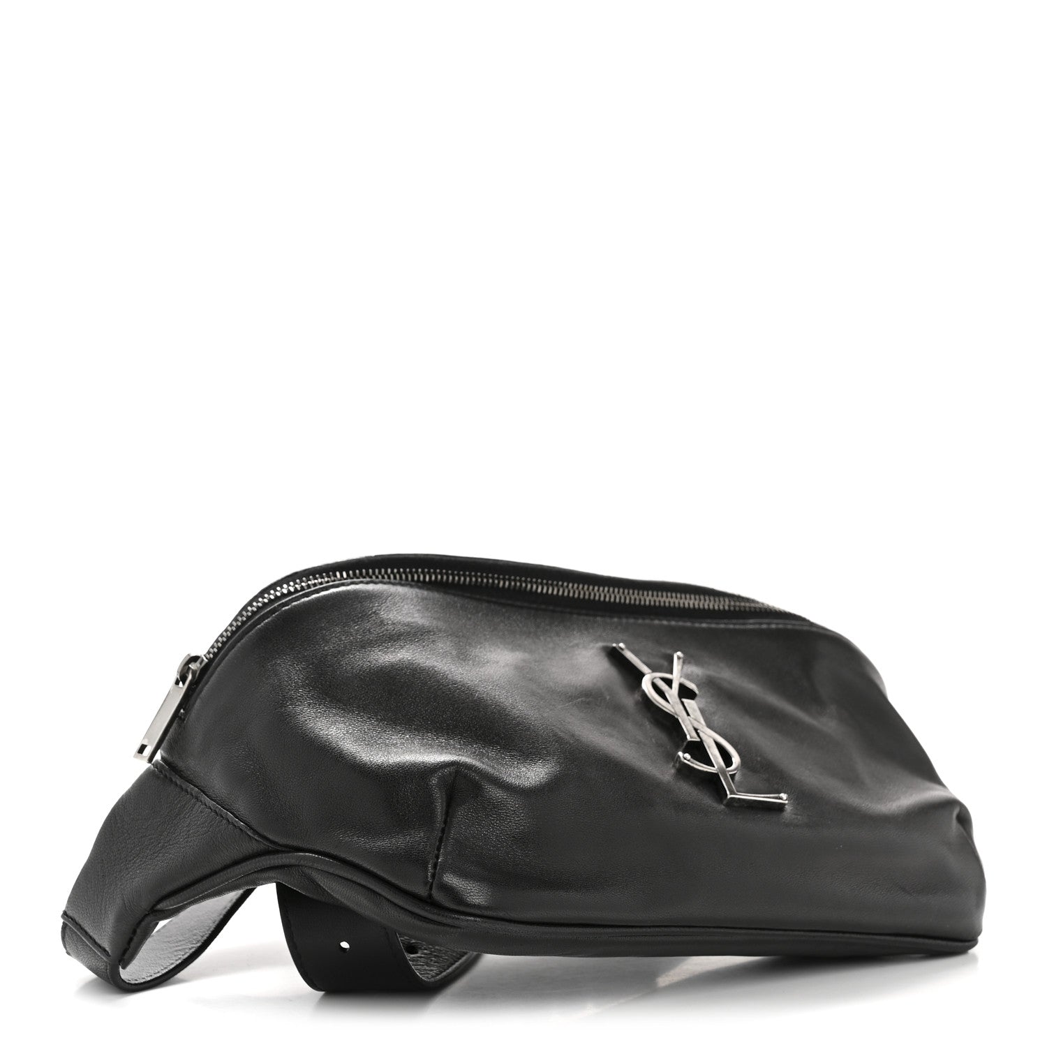Calfskin Monogram Belt Bag Black
