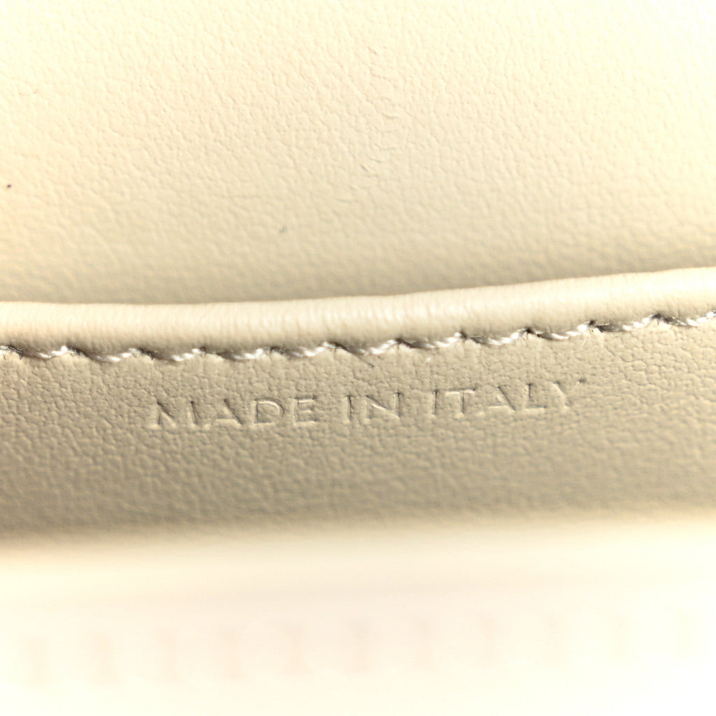 Shiny Calfskin Mini Triomphe Chalk