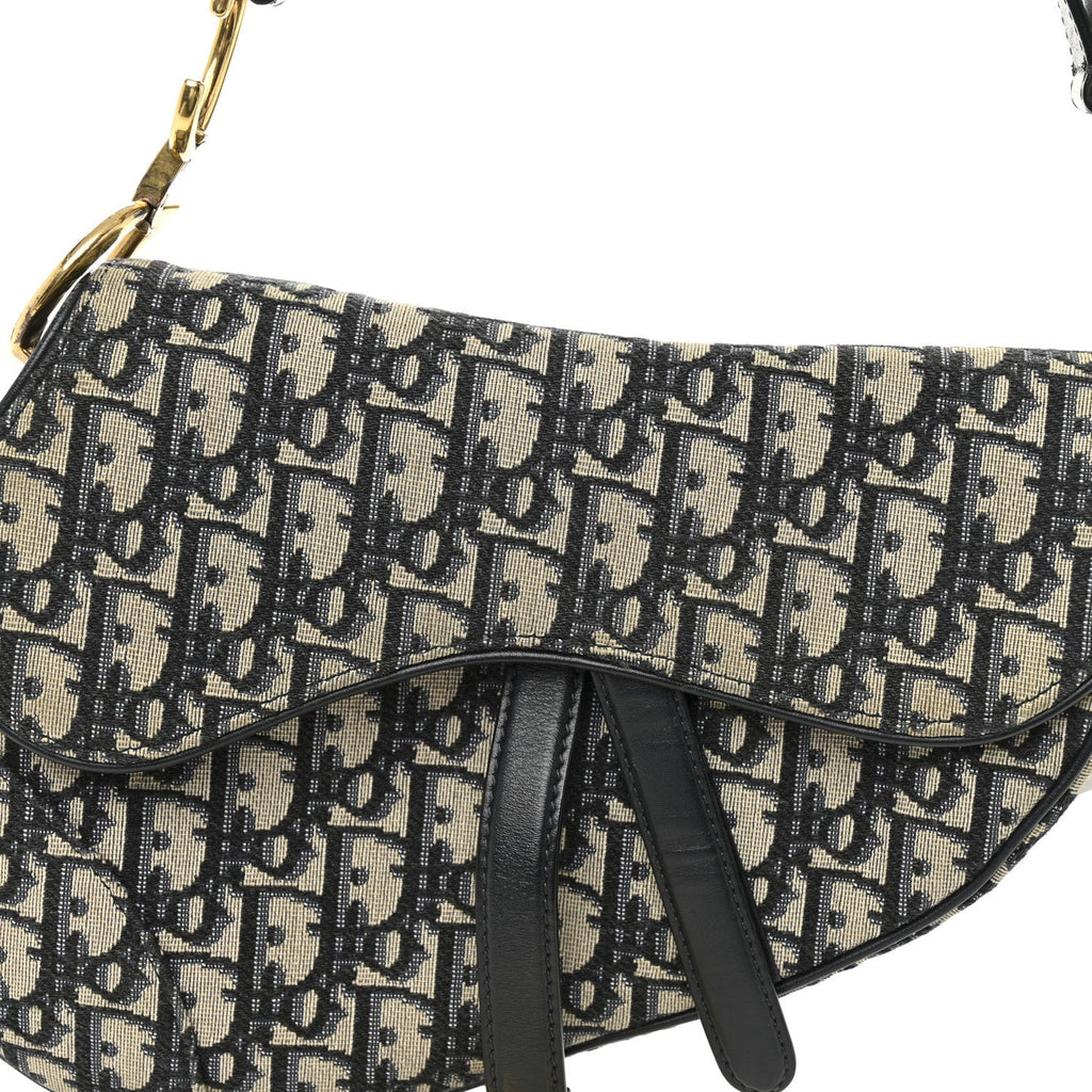 Oblique Saddle Bag Blue