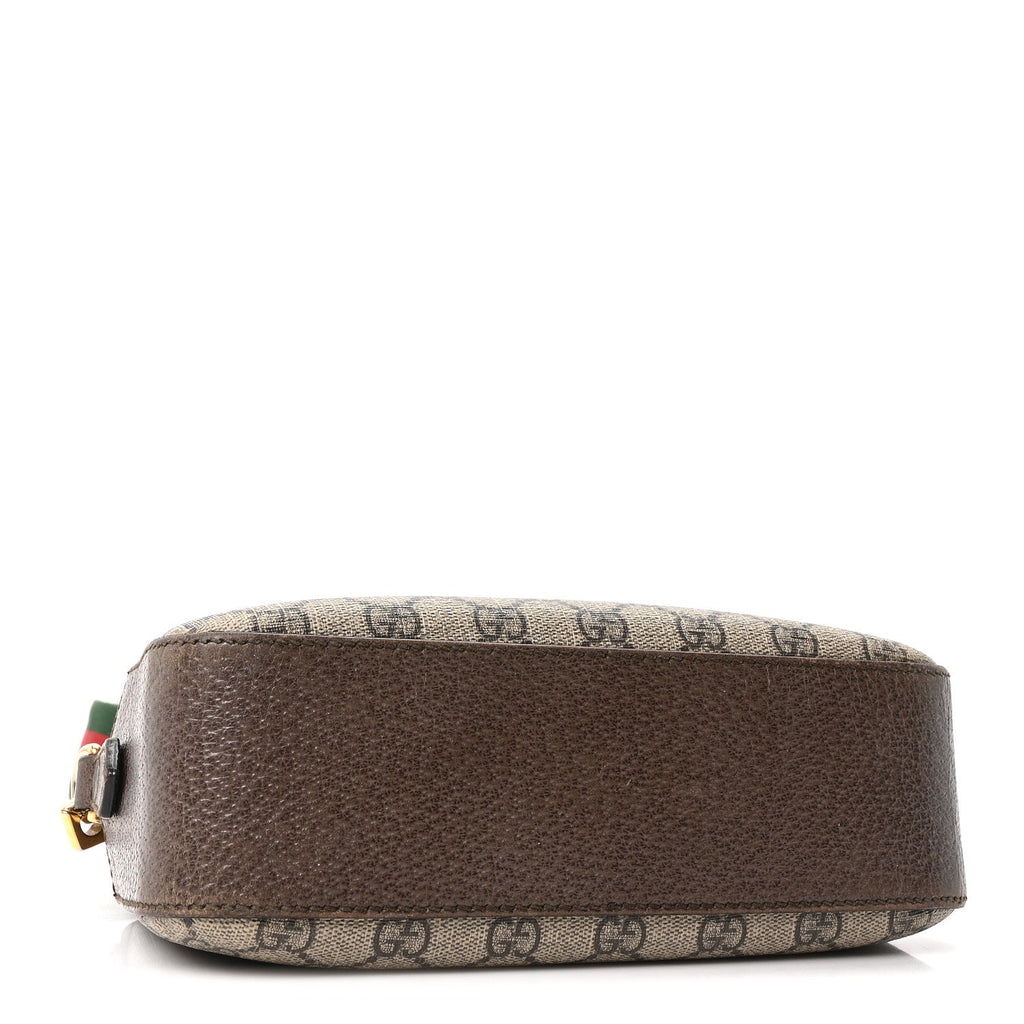 GG Supreme Monogram Web Neo Vintage Shoulder Bag Beige New Acero Crop