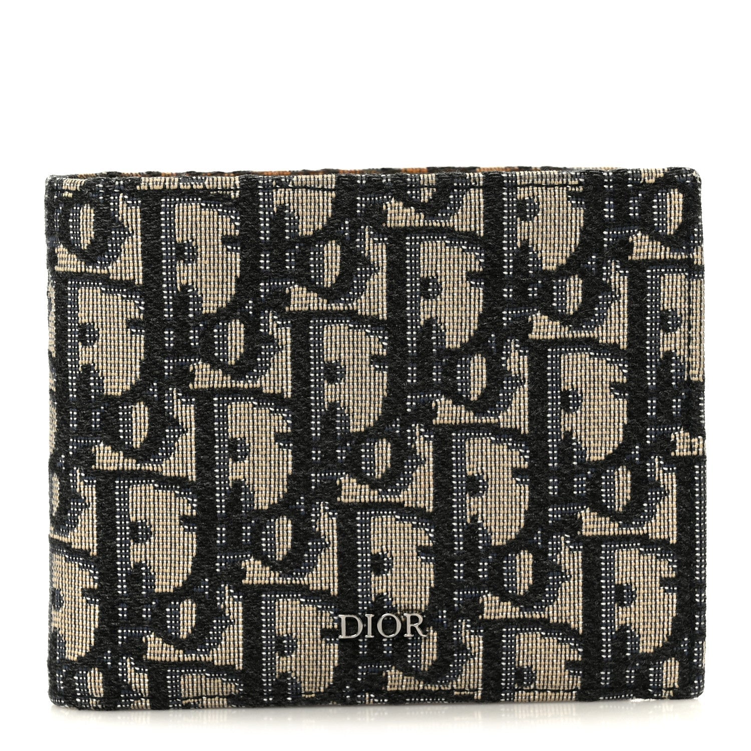 Oblique Compact Wallet Blue