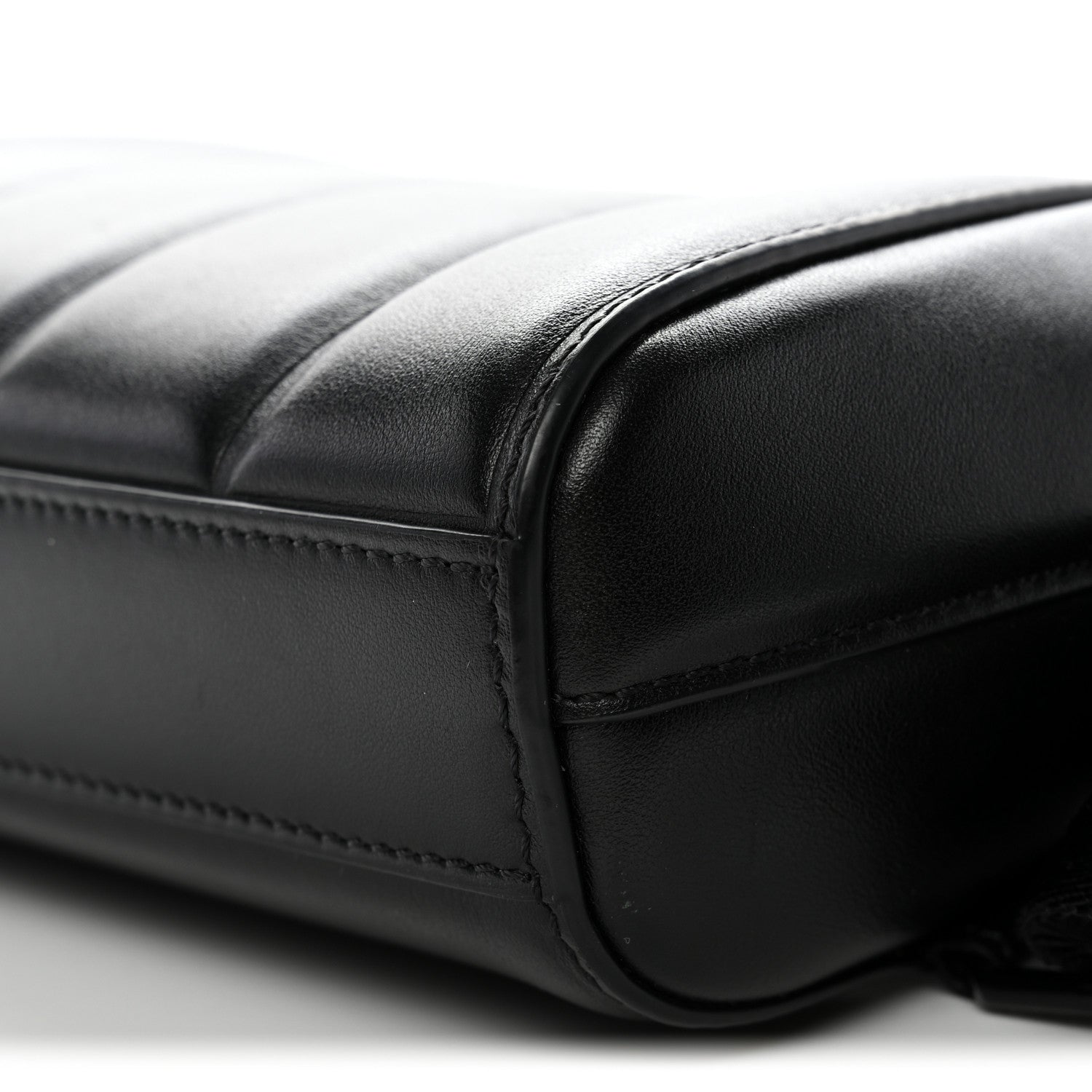 Lambskin Antigona U Padded Crossbody Bag Black