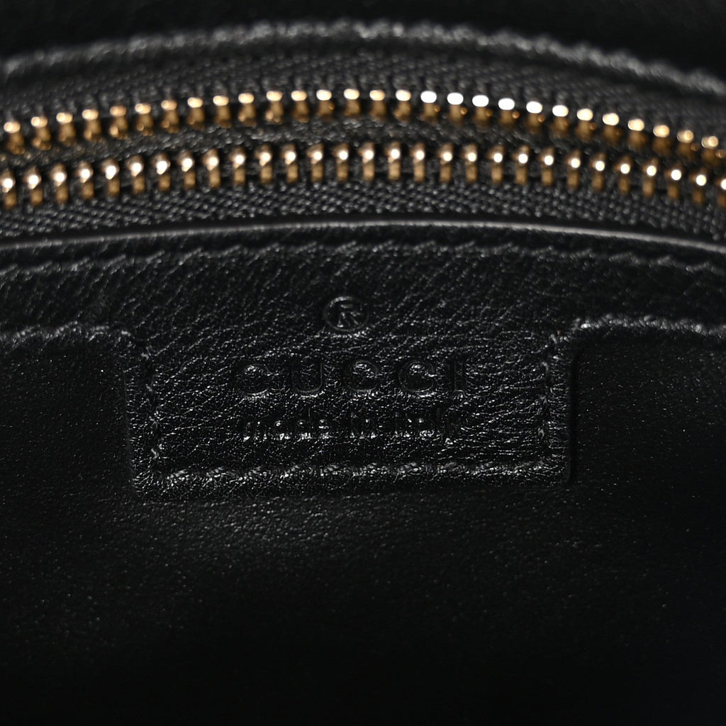 Roxy Calfskin Blondie Chain Shoulder Flap Bag Black