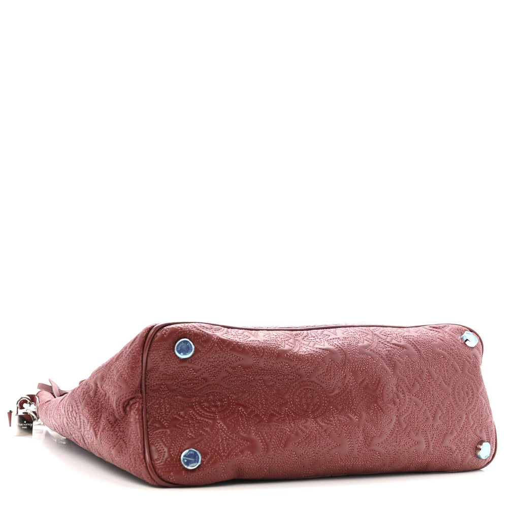 Monogram Lambskin Antheia Ixia MM Fuchsia