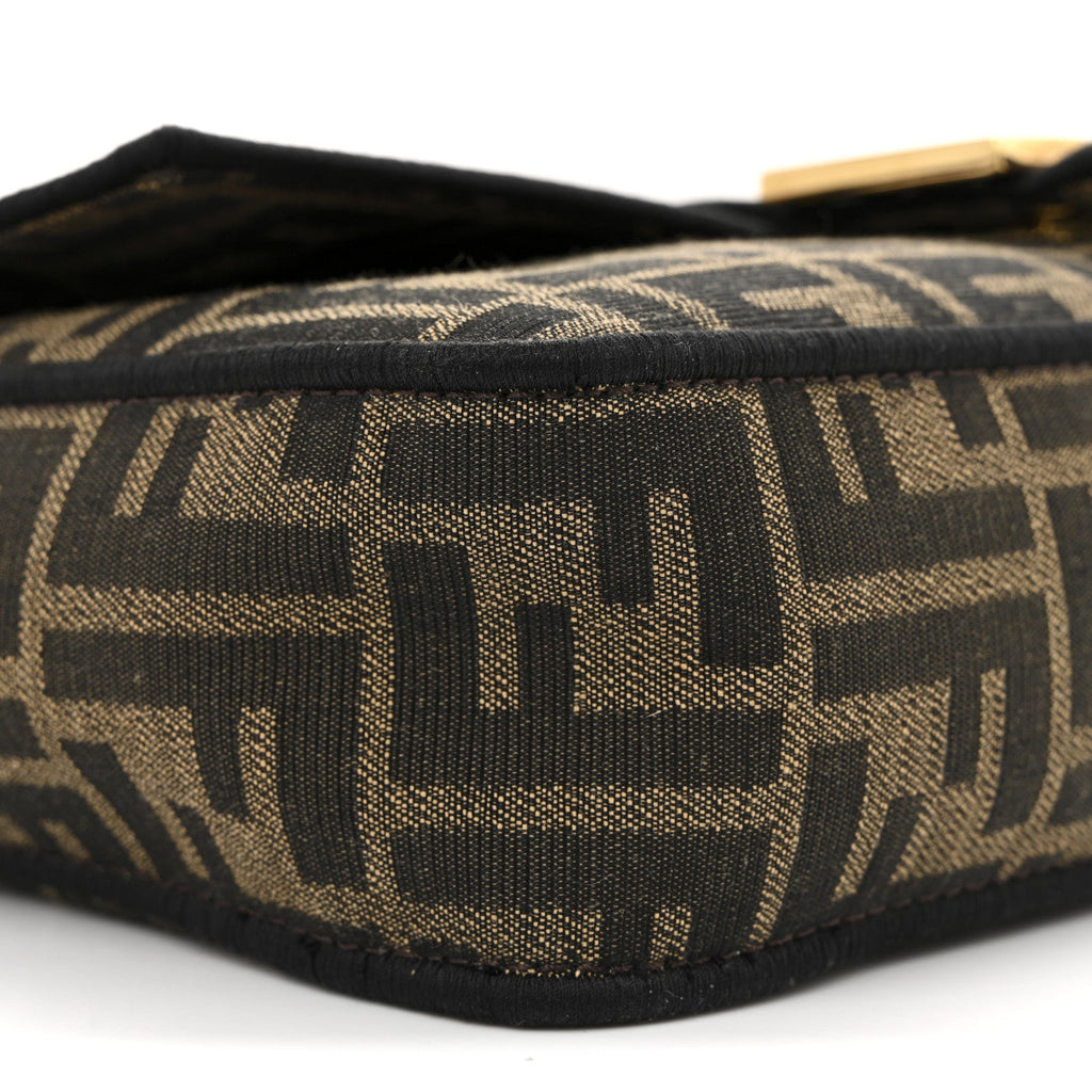 Fabric Jacquard FF 1974 Medium Baguette Tobacco Moro Black